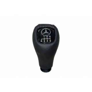 Vaihdekepin nuppi V3 (6-vaihteinen, nahka) Mercedes E-class W124 1984–1997 kuva 1