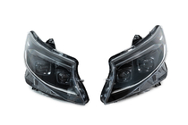 Mercedes Vito/V-class W447 2014– Ajovalot eteen 2025 Design LED Black (Vito, 2 kpl) kuva 1