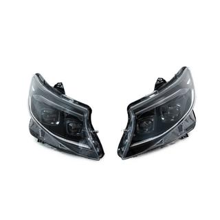 Ajovalot eteen 2025 Design LED Black (Vito, 2 kpl) Mercedes Vito/V-class W447 2014– kuva 1