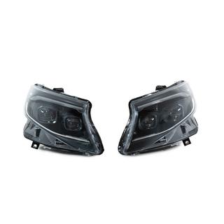 Ajovalot eteen 2025 Design LED Black (Vito, 2 kpl) Mercedes Vito/V-class W447 2014– kuva 2