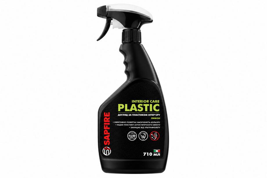 Muovipuhdistus ja kiilloke 710 ml SAPFIRE Plastic Cleaner & Polish - sitruuna SONAX Image