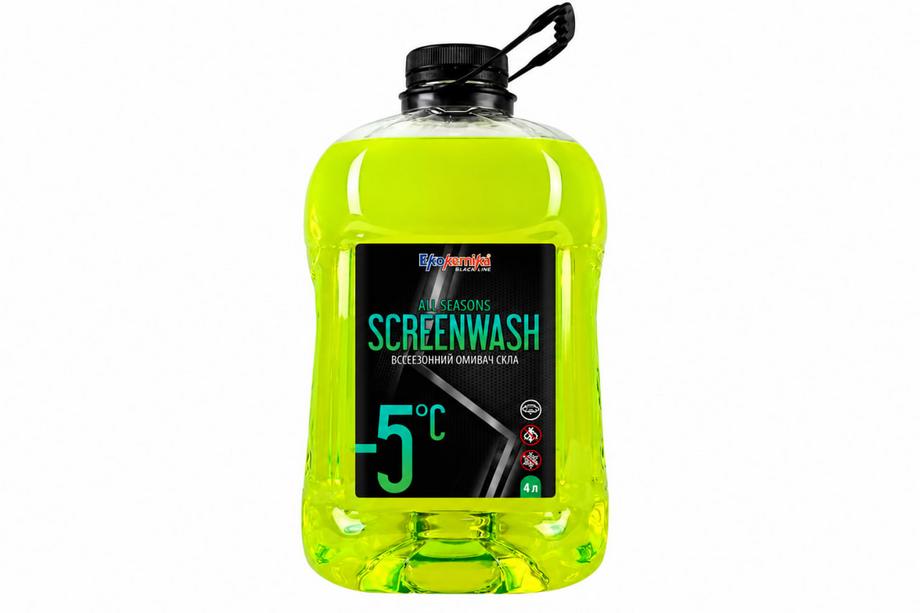 Ympärivuotinen lasinpesuneste 4 l sitruuna Ekokemika Black Line All Seasons SCREENWASH -5 °C Sonax Image