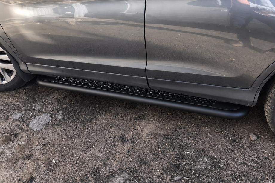 Honda CRV 2012–2016 Sivuporrassarja KB001 Black (ruostumaton teräs) Image