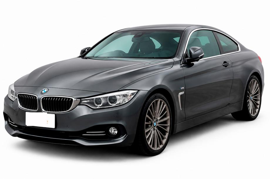 BMW 4-sarja F32/F33/F36 2012–2020 Etulippa DPT (Base-malli, kiiltävä musta) Kuva 1