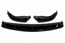 BMW 5-sarja F10/F11 2010–2016 Etuhelman lip-spoileri DPT (Base, F10, 2010-2016, kiiltävä musta) kuva 2