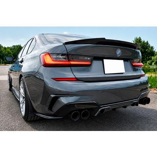 DPT takadiffuusorin FLAP-lisäosat (G20, kiiltävä musta) BMW 3-sarja G20/G21 2018– kuva 1