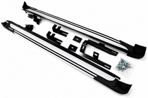Toyota Rav 4 2013–2018 OEM V4 Silver sivuaskelmat (2016-2018, 2 kpl, alumiini) kuva 3