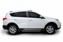 Toyota Rav 4 2013–2018 OEM V4 Silver sivuaskelmat (2016-2018, 2 kpl, alumiini) kuva 7