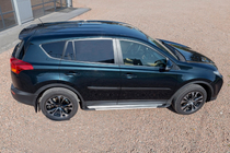 Toyota Rav 4 2013–2018 OEM V4 Silver sivuaskelmat (2016-2018, 2 kpl, alumiini) kuva 4