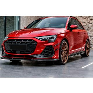 Etupuskurin lipa Lip DPT V1 (RS3, 2024+, kiiltävä musta) Audi A3 2020– kuva 1