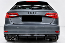 Audi A3 2012–2020 Takadiffuusori DPT (2016-2020, SD, kiiltävä musta) kuva 1