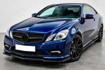 Mercedes E-sarjan Coupé C207 2010–2017 Etulipan lisäosa DPT (AMG Line, 2010-2012, kiiltävä musta) kuva 1