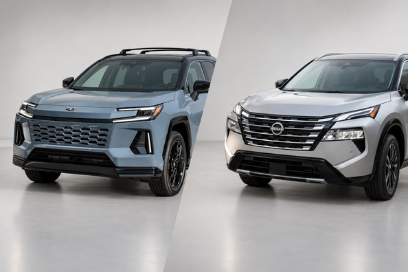 Nissan Rogue Hybrid 2027 vs Toyota RAV4 Hybrid 2026: kulutus, tekniset tiedot, hinta ja kumpi on parempi