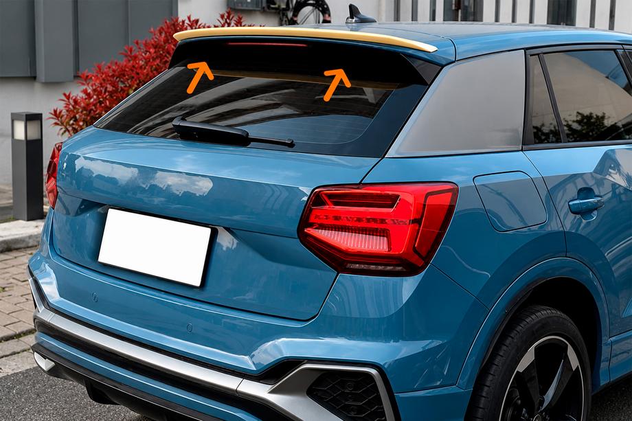 Audi Q2 2016– DPT-spoileri (2016-2020, kiiltomusta) Image