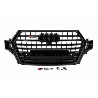 Etusäleikkö SQ7-tyyliin (2015-2019, musta) Audi Q7 2015–2026