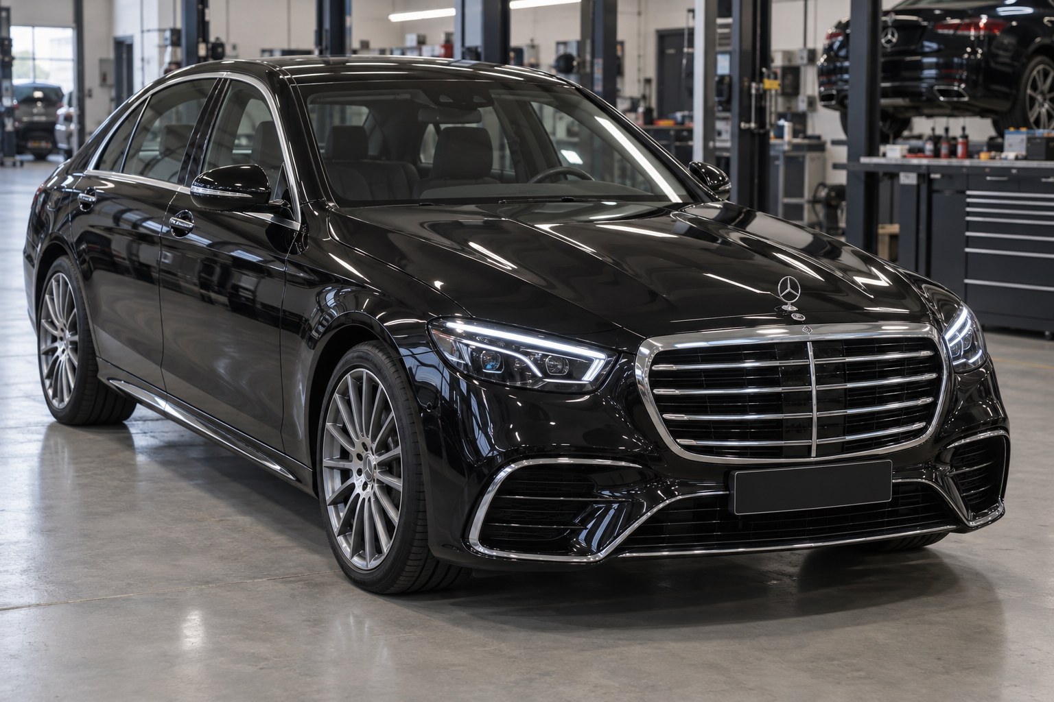 Mercedes S-Class W222 W223-tyylillä: mitä voi oikeasti asentaa