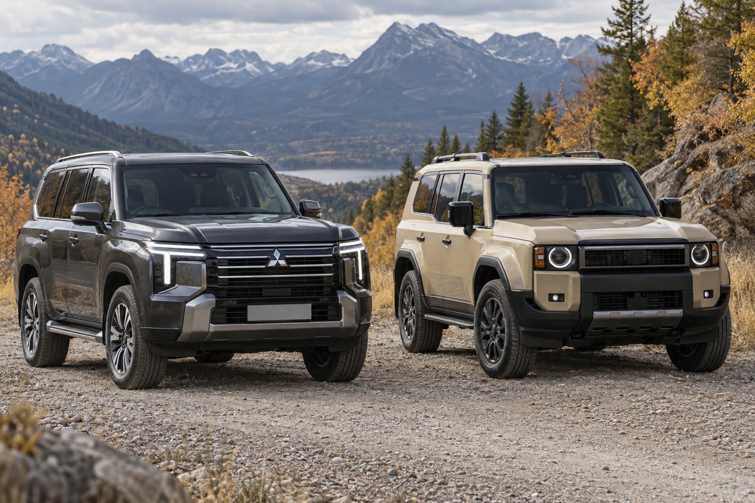 Mitsubishi Pajero 2027 vs Toyota Land Cruiser Prado 250: kumman tikapuurunkoisen maasturin valita