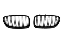 BMW 5-sarja F10/F11 2010–2016 Poistoerä M-Look munuaismaskit (kiiltävä musta) kuva 1