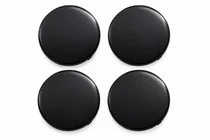 Mustat vanteen keskikupit (64x62 mm, 4 kpl) kuva 1
