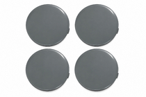 Harmaat vanteiden keskikupit (64x62 mm, 4 kpl) kuva 1