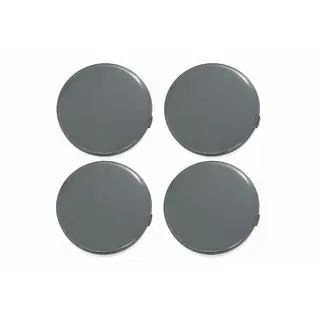 Harmaat vanteiden keskikupit (64x62 mm, 4 kpl) kuva 1