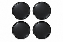 Mustat vanteen keskiökupit (56×52 mm, 4 kpl) kuva 1