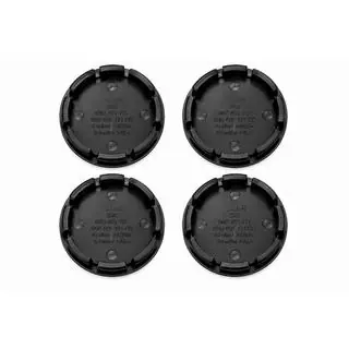 Mustat vanteen keskiökupit (56×52 mm, 4 kpl) kuva 2