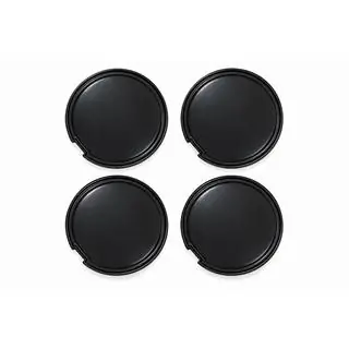 Mustat vanteen keskiökupit (56×52 mm, 4 kpl) kuva 1