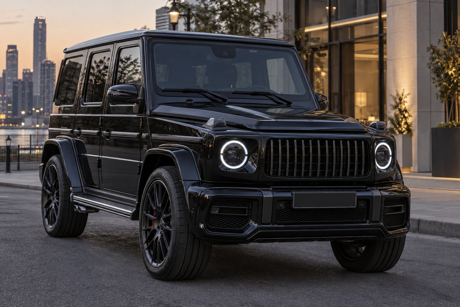 Mercedes G-Class W463 G63 2018+ -tyylillä: mitä voi asentaa – puskurit, valot, peilit