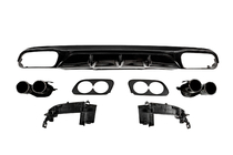 Mercedes E-class W213 2016–2023 Takadiffuusori pakoputken päillä E53-Design Black (Base-malliin) kuva 1