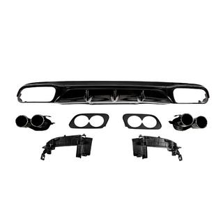 Takadiffuusori pakoputken päillä E53-Design Black (Base-malliin) Mercedes E-class W213 2016–2023 kuva 1