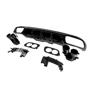 Takadiffuusori pakoputken päillä E53-Design Black (Base-malliin) Mercedes E-class W213 2016–2023 kuva 2