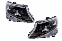 Mercedes Vito/V-class W447 2014– OEM LED -etuajovalot 2026 Black (Vito, 2 kpl) kuva 1