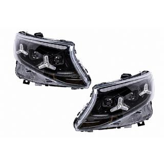 OEM LED -etuajovalot 2026 Black (Vito, 2 kpl) Mercedes Vito/V-class W447 2014–