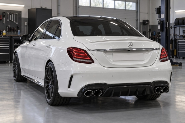 Mercedes C-Class W205 W206- tai C63 AMG -tyyliin: facelift ja korisarja – mitä voi asentaa Kuva 1