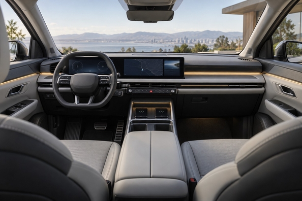 Uusi Hyundai Tucson NX5 (2027): 5. sukupolvi, kulmikas muotoilu, hybridit ja muutokset sisätiloissa