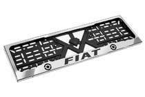 Fiat Kromattu rekisterikilven kehys (1 kpl, ruostumaton teräs) kuva 3