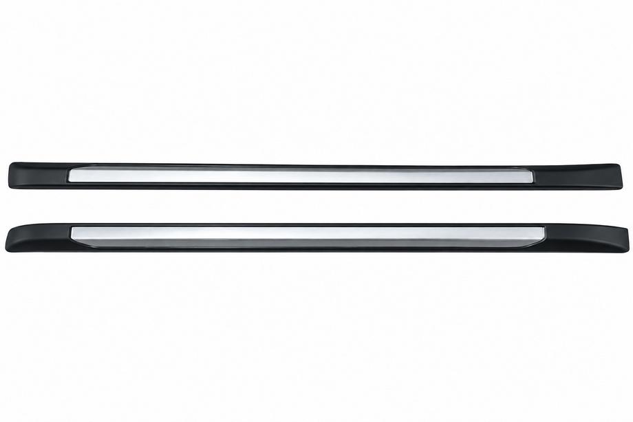 Toyota Hilux 2006–2015 Integroidut kattokaiteet harmaat OEM (kaksipuoleisella teipillä) Kuva 1