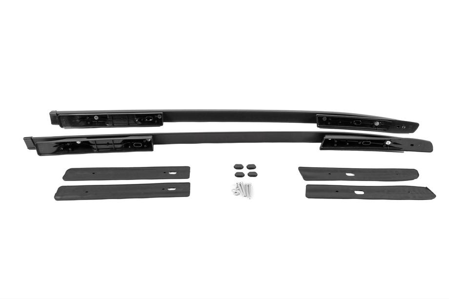 Fiat Fullback 2016– OEM mustat kattokaiteet (alumiini, pulttikiinnitys) Kuva 6