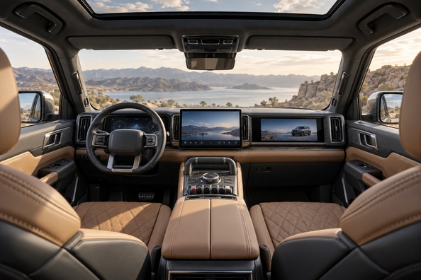 Denza B5: BYD Groupin maasturi Eurooppaan – hybridi haastaa Land Rover Defenderin Kuva 1