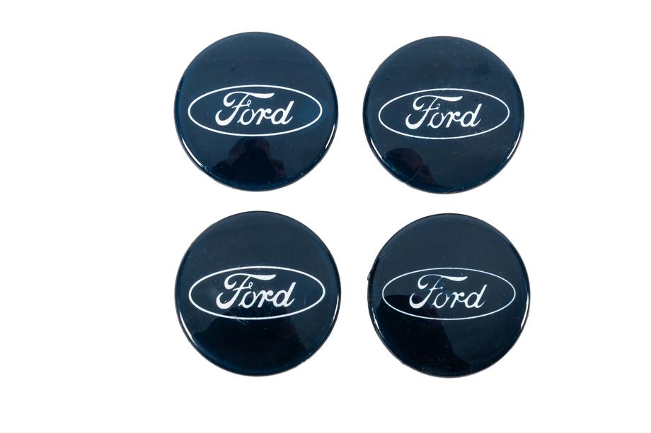 Ford Vanteen keskiökupit 53/51 mm tummansininen (4 kpl) Kuva 1