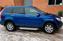 Honda CRV 2007–2011 Allmond Grey sivuportaat (2 kpl, alumiini) kuva 3