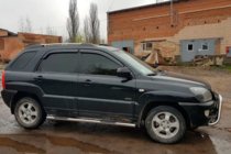 Kia Sportage 2004–2010 Sivupalkit (2 kpl, ruostumaton teräs) kuva 2