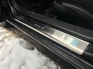Volkswagen Golf 4 1997–2006 Nataniko ovikynnyslistat (4 kpl, ruostumaton teräs) Premium - 3M-teippi, 0,8 mm kuva 3