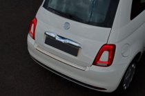 Fiat 500/500L 2013–2022 Takapuskurin suojalista 3D/Cabrio (OmsaLine, ruostumaton teräs) kuva 4