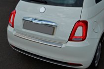 Fiat 500/500L 2013–2022 Takapuskurin suojalista 3D/Cabrio (OmsaLine, ruostumaton teräs) kuva 1