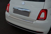 Fiat 500/500L 2013–2022 Takapuskurin suojalista 3D/Cabrio (OmsaLine, ruostumaton teräs) kuva 5