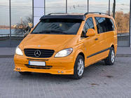 Mercedes Vito W639 2004–2014 Tuulilasin visiiri (kiiltomusta, 5 mm) kuva 1