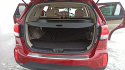 Kia Sorento II XM 2009–2014 Takapuskurin suojalista taivutetulla reunalla Nataniko (ruostumaton teräs) kuva 2