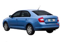 Skoda Rapid 2012–2019 OmsaLine takapuskurin suojalista (Sedan, ruostumaton teräs) kuva 2